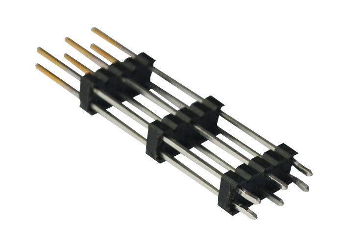 Ten Pin Dual Row Pin Header 2.54 Mm Pitch Header Straight Type Three Plastic