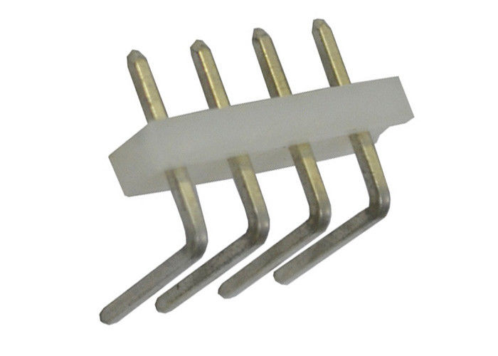 4 Pin Board To Board Pin Header Right Angle Through Hole 5.08mm Pitch