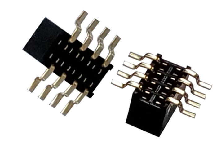 8 Pin Female Header Connector Single Row SMT Type 1.27mm X 3.4mm