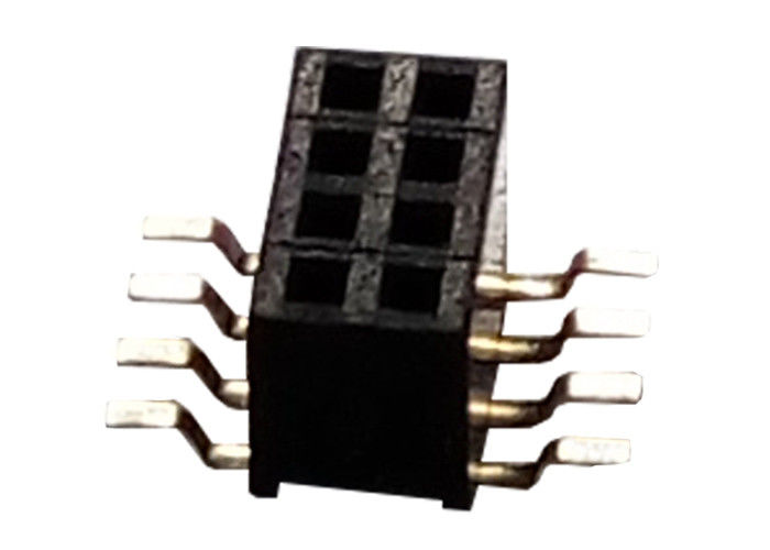 8 Pin Female Header Connector Single Row SMT Type 1.27mm X 3.4mm