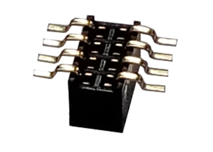 8 Pin Female Header Connector Single Row SMT Type 1.27mm X 3.4mm