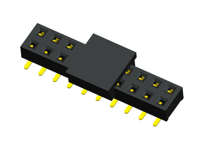 Black 20 Pin Female Header Connector Double Row 2.0mm Pitch With CAP