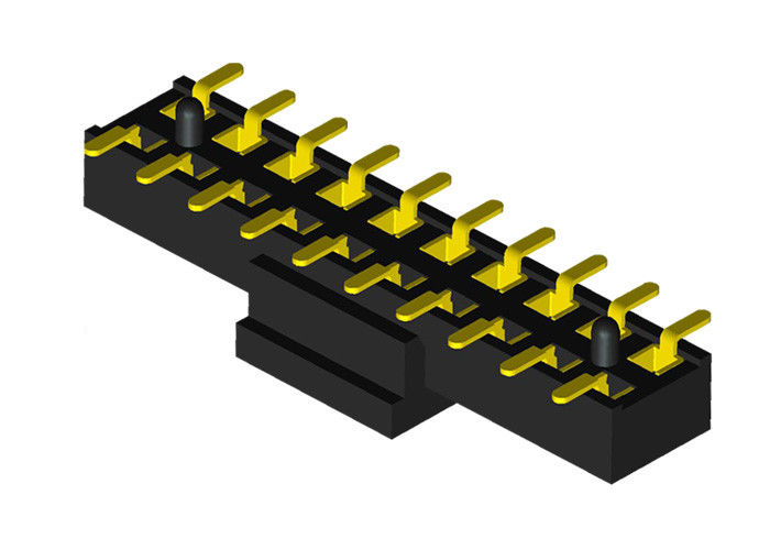 Black 20 Pin Female Header Connector Double Row 2.0mm Pitch With CAP