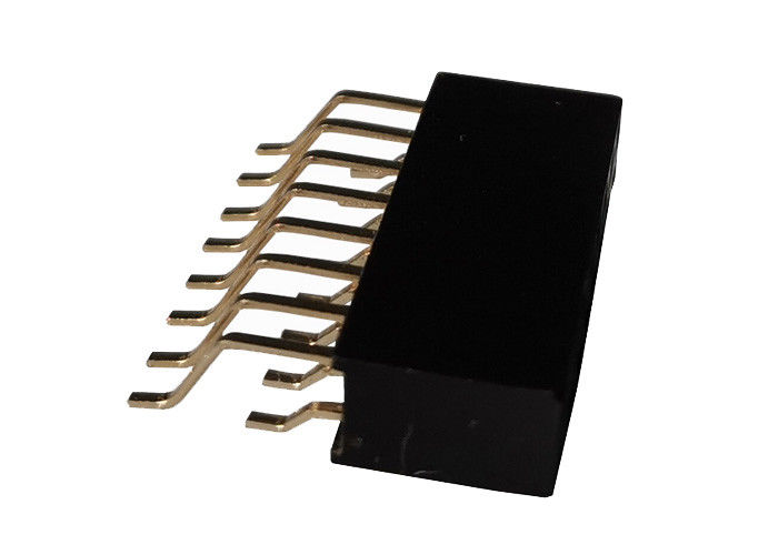 Horizontal Double Row Female Header Connector 2.54mm SMT Type 16 Pin