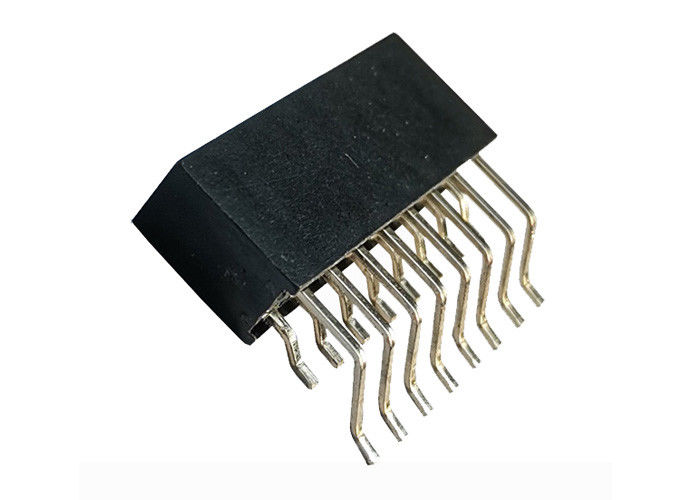 Horizontal Double Row Female Header Connector 2.54mm SMT Type 16 Pin