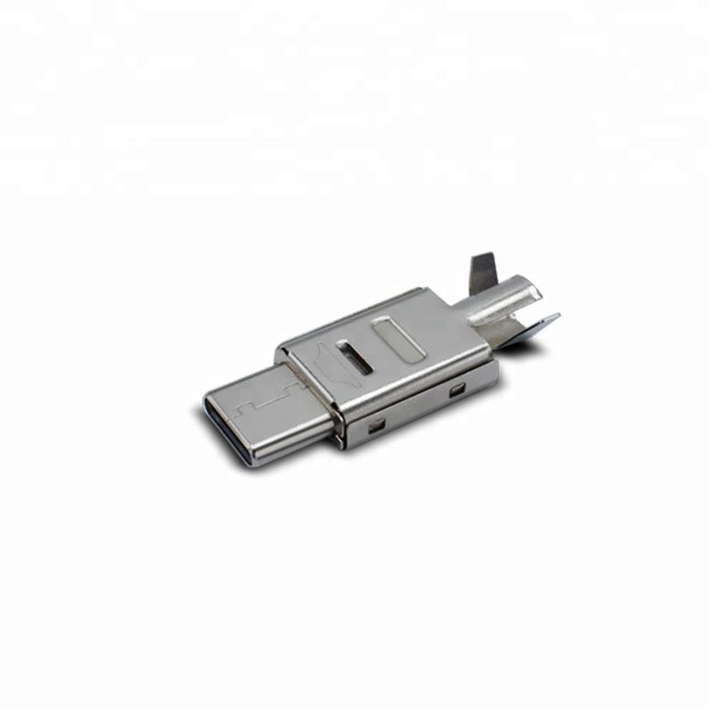 Male 24 Pin USB C Connector Copper With Charging Function 100% full Test