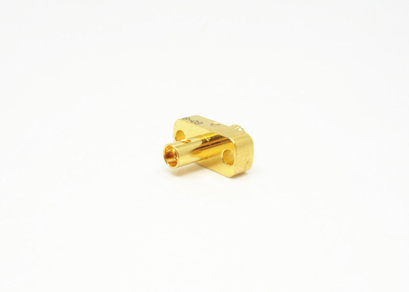 Female SMP RF Connector 2 Holes Flange Mount 50Ω Impedance For MF108A Cable