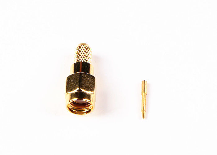 Impedance 50Ω RF Antenna Connector , SMA Panel Mount Connector For Aerospace