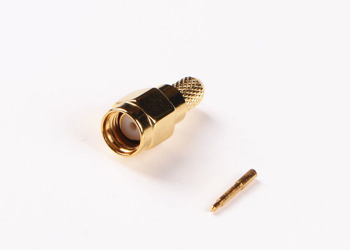 Impedance 50Ω RF Antenna Connector , SMA Panel Mount Connector For Aerospace