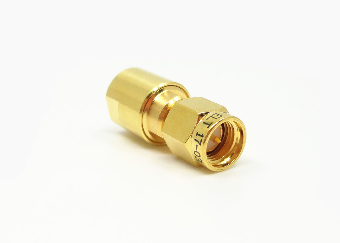 Mini Size Brass Male SMA Connector For LMR200 MF147B CXN3449 Cable