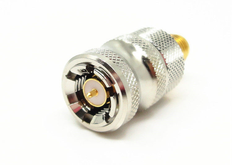 Impedance 50Ω RF Antenna Connector SOSMA Nickel Plated Mount Connector High Frequency