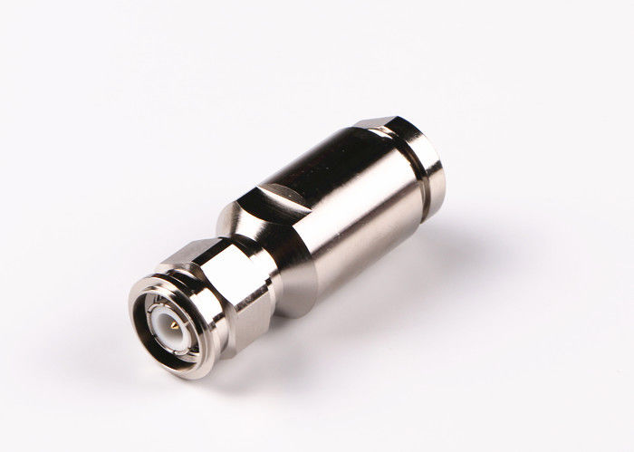 Nickel Plated TNC Right Angle Connector , TNC Coax Connector VSMR ≤1.3