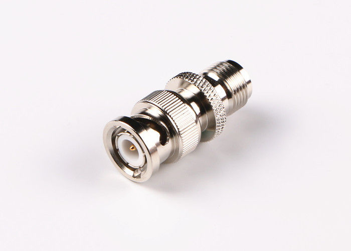 Nickel Plated TNC Right Angle Connector , TNC Coax Connector VSMR ≤1.3