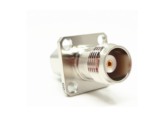 Straight Type Bulkhead Mini TNC Connector , TNC Panel Mount Connectors