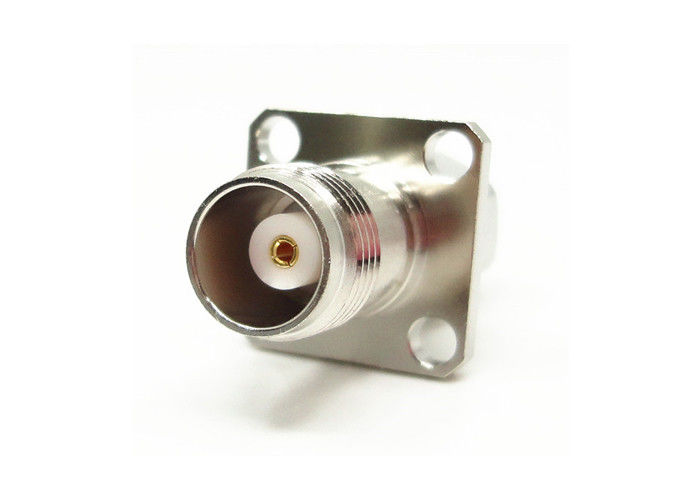 Straight Type Bulkhead Mini TNC Connector , TNC Panel Mount Connectors