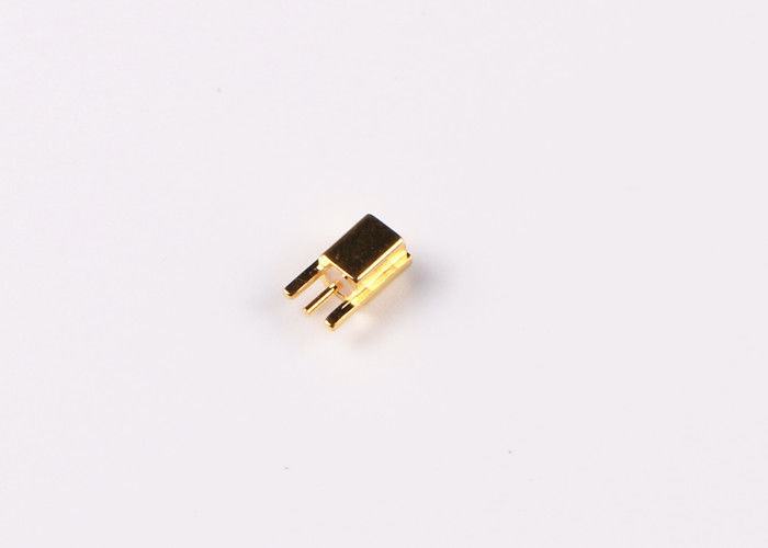 Male Plug MCX RF Connector Brass Cable Coaxial Connector For PCB Mount