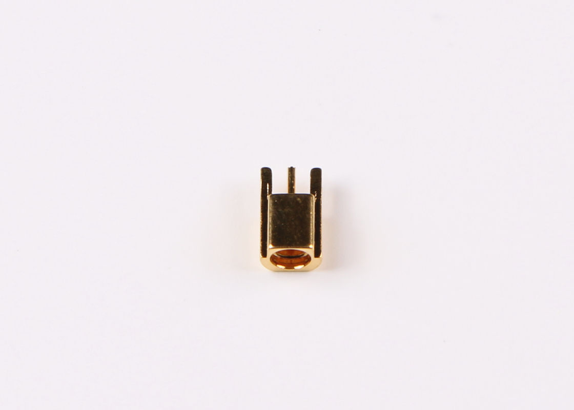 Male Plug MCX RF Connector Brass Cable Coaxial Connector For PCB Mount