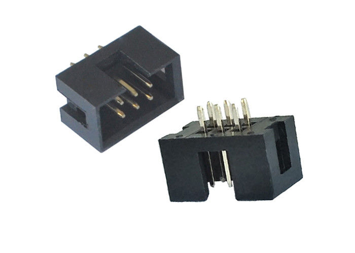 180 Degree Box Header Connector DIP 2.54mm Pitch 6 Pin Straight Type