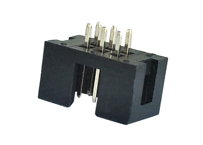 180 Degree Box Header Connector DIP 2.54mm Pitch 6 Pin Straight Type