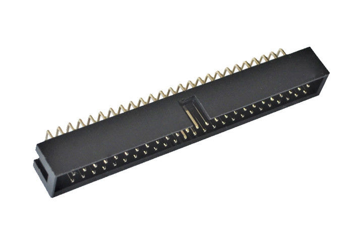 Right Angle Pcb Connector 90 Degree Box Type 2.54mm Pitch 50 Pin Header
