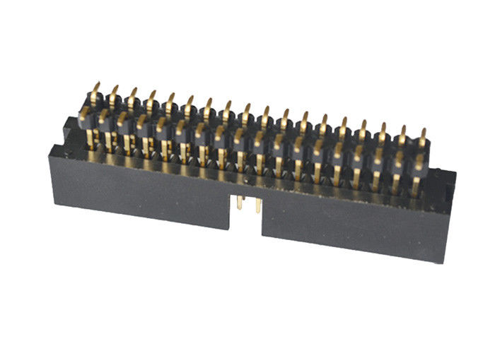 3.0AMP Plastic Box Header 2.54 Mm SMT Type PCB Board Gold Flash