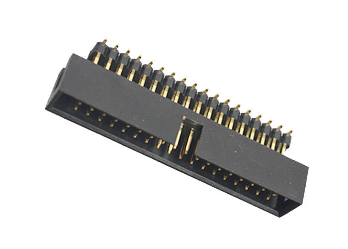 3.0AMP Plastic Box Header 2.54 Mm SMT Type PCB Board Gold Flash
