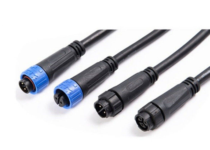 Jnicon 2 Pin 3 Pin Waterproof Cable Connector IP67 Outdoor Electrical Cable Connectors