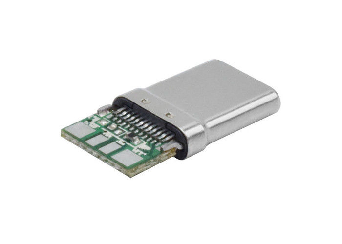 10 Pin Usb 3.1 Type C Connector Male Solder Durable For Mobile Phone
