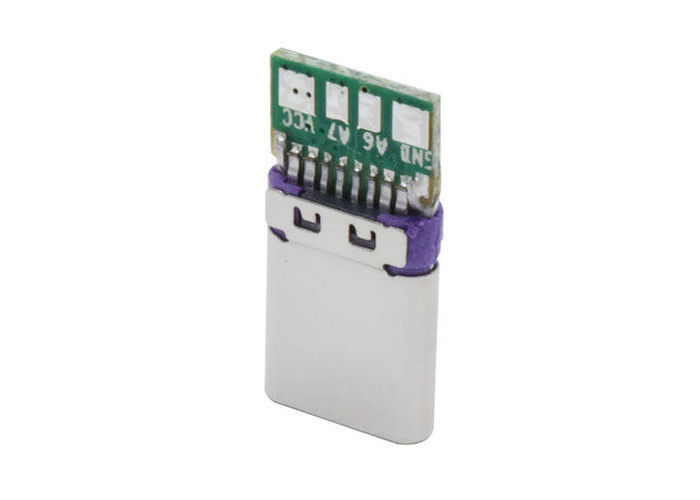 100 Watt 3.1 Gen2 USB C Connector 10000-15000 Times Durability For Circuit Board