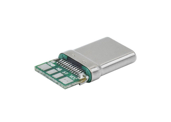 100 Watt 3.1 Gen2 USB C Connector 10000-15000 Times Durability For Circuit Board