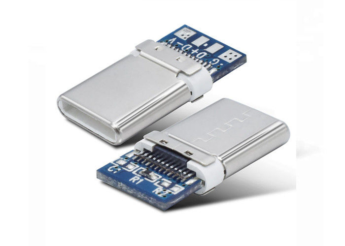Male 3.1 Usb Type C Connector For Cellphone And Computer Charging