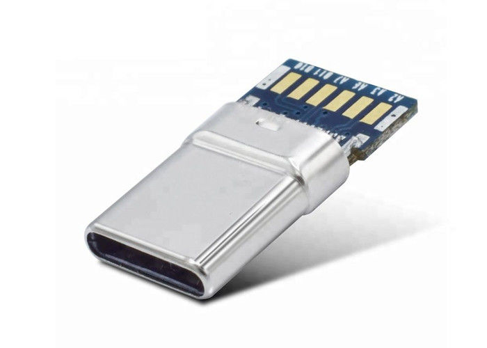USB C Connector 3.1/3.0/2.0 Plain Shell With PCB Male Connector