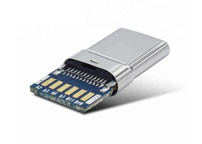 16 Pin Usb 3.1 C Connector , Usb 3.0 Type C Connector With PCB Board