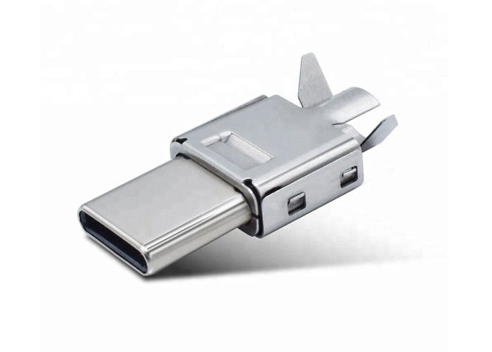 Male 24 Pin USB C Connector Copper With Charging Function 100% full Test
