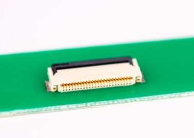 Electronics FFC FPC Connector , Fpc Cable Connector With Flat Solid Conductors